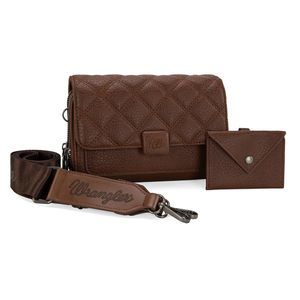 Wrangler Crossbody Purse Quilted Wallet Purse Small >:)